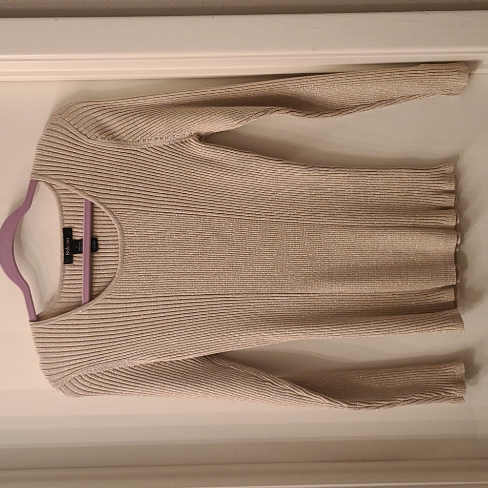 Cream and Gold sweater